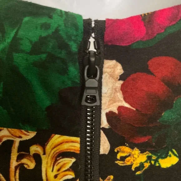 Alice + Olivia Delora Mixed Print Knit Dress - Size 4 - Picture 7 of 9